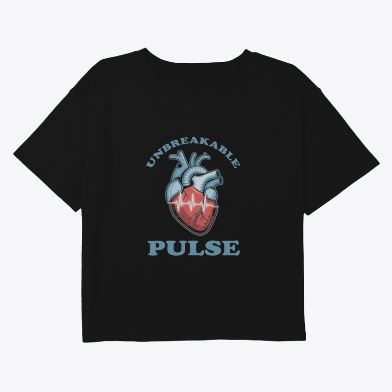 T-shirt design featuring a heart