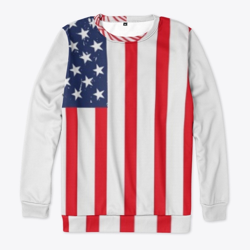 Hockey Stick American Flag USA Gifts