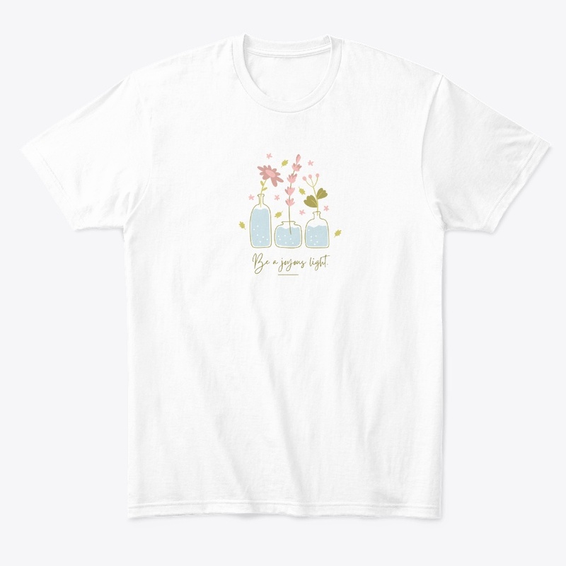 'Be a joyous light' Minimalist Design