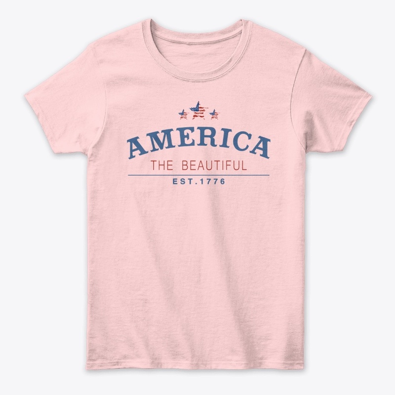 Ladies America The Beautiful Tee Shirt 