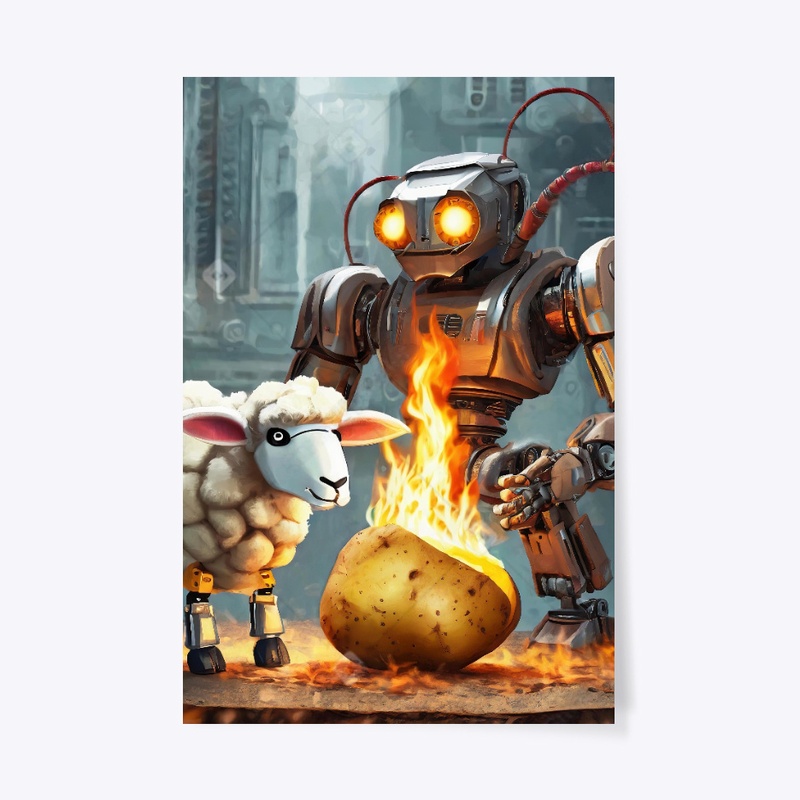 Sheep robot Jacket potato