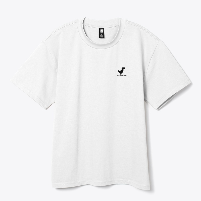 "No Connection: Colorful Graphic White