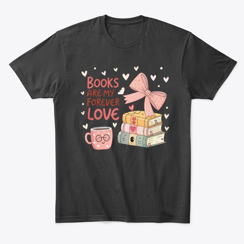 "Books Are My Forever Love T-Shirt 