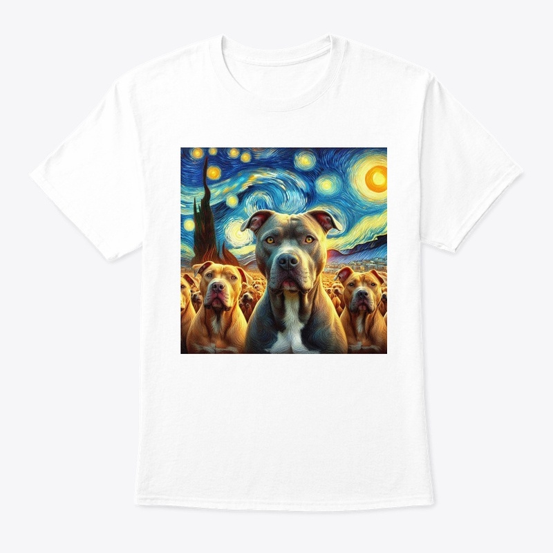 Pitbulls Starry Night