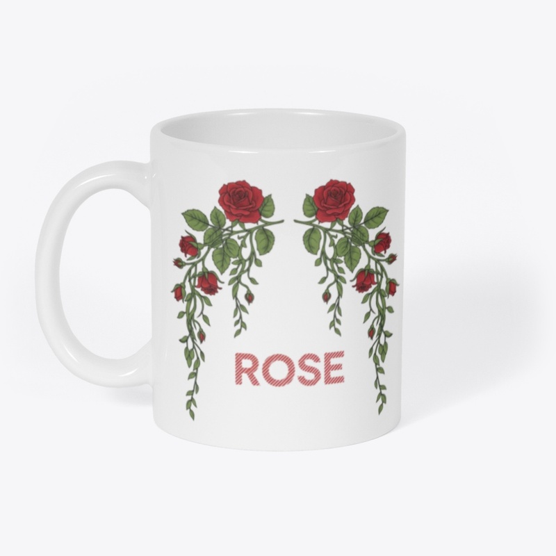 Elegant Rose Wreath Tee