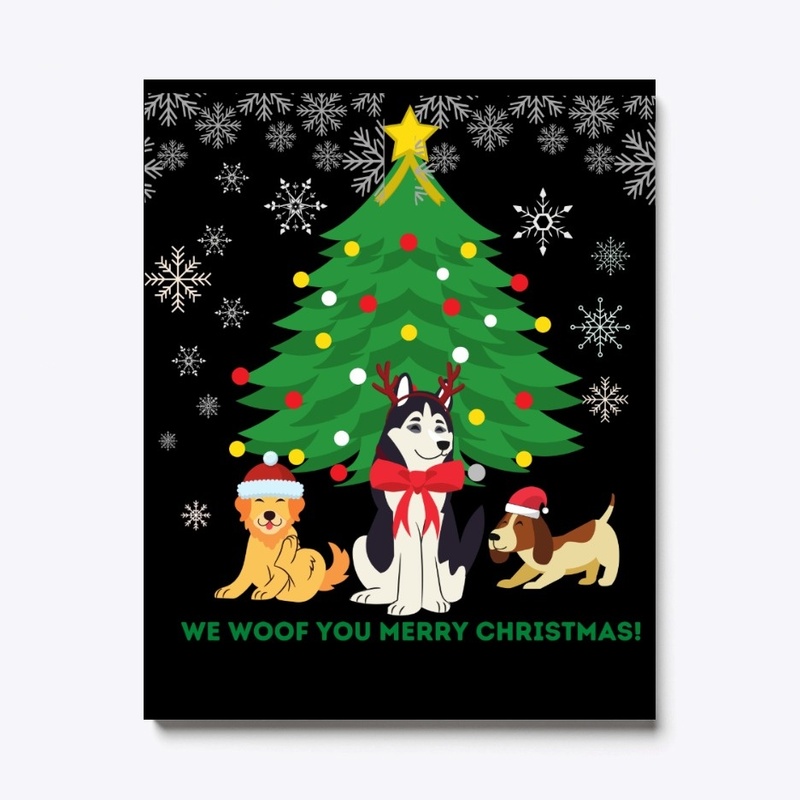 We Woof you Merry Christmas