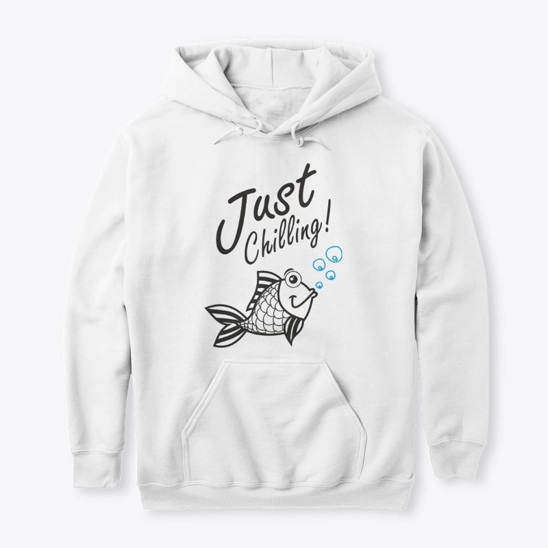 Just chilling cute fish design