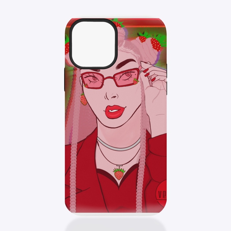 Strawberry Girl Phone Case