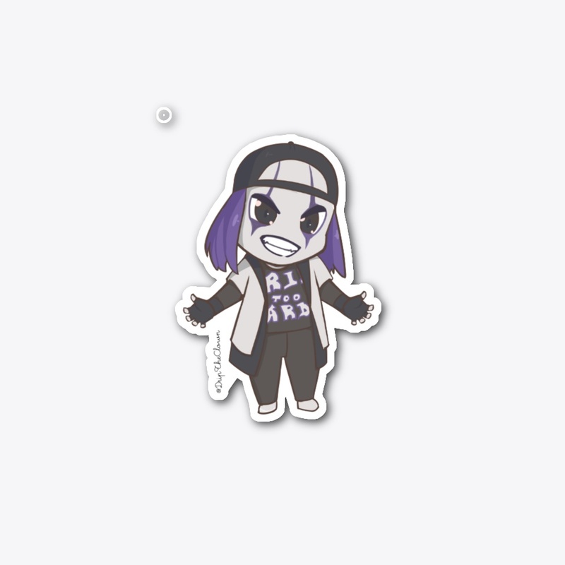 Drip The Clown Sticker 