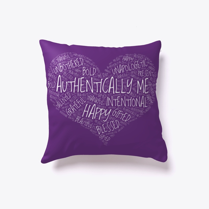 Authentically Me - white letters