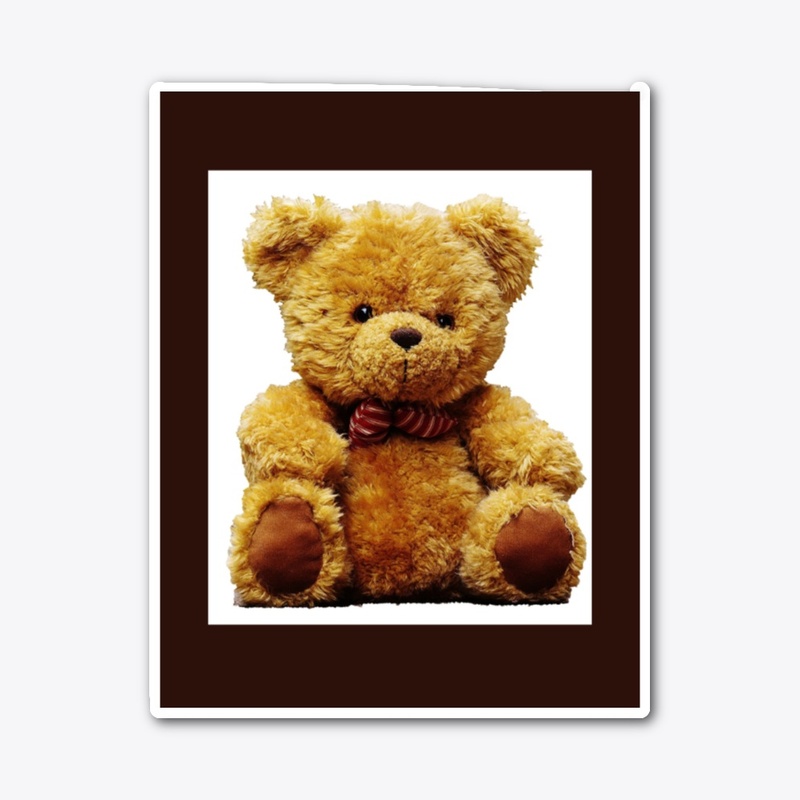 3D Brown Teddy Bear – Cute Design