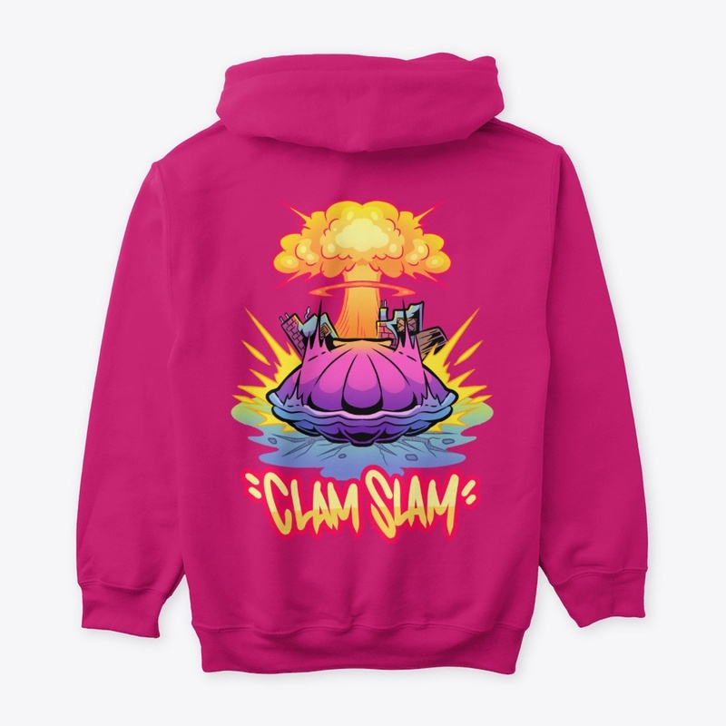 Girly Clam slam Hoodie