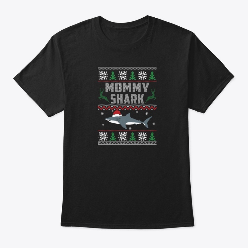 Mommy Shark, Christmas Matching T-shirts
