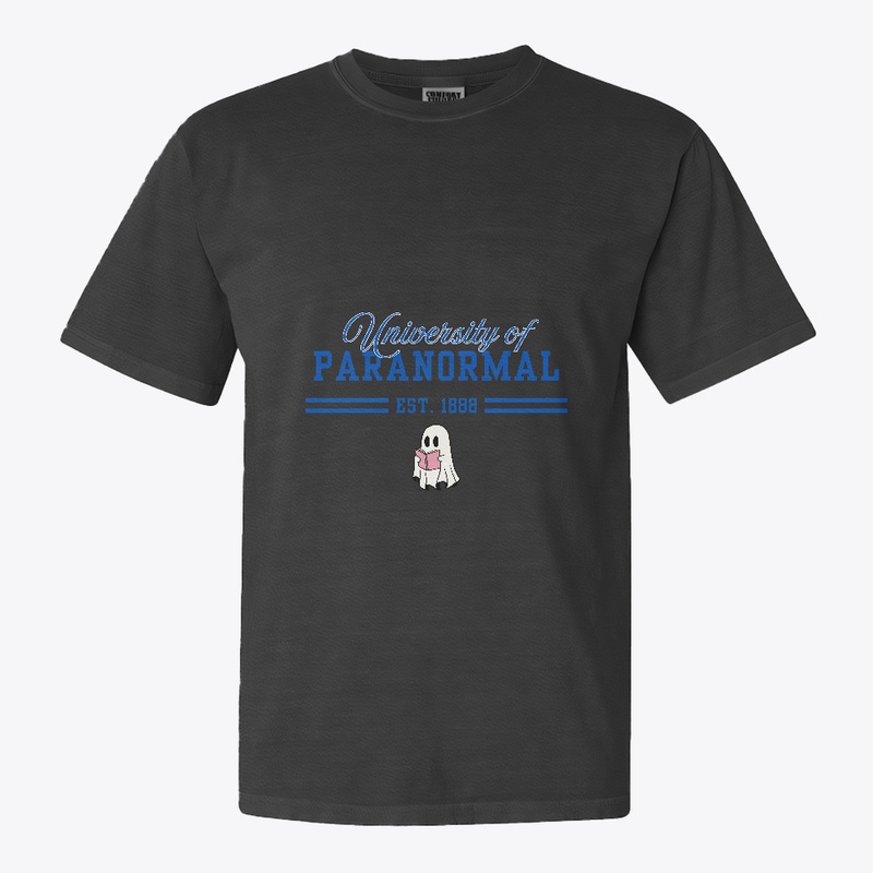 Univercity of Paranormal Blue letters 