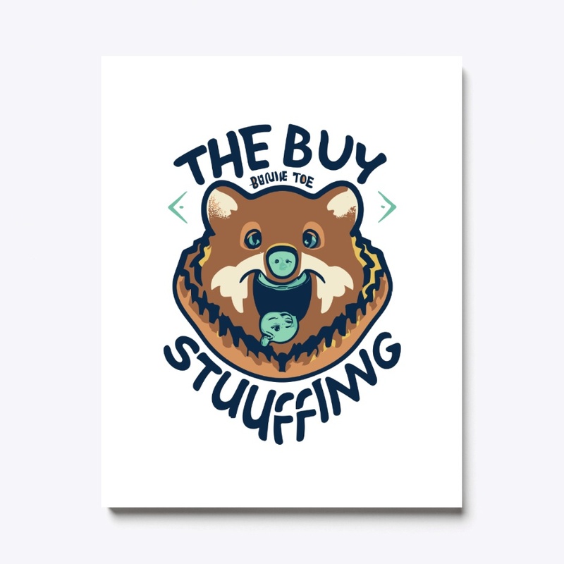The buy behind the stuffing