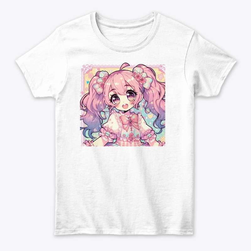 Cute Anime tshirt for girls