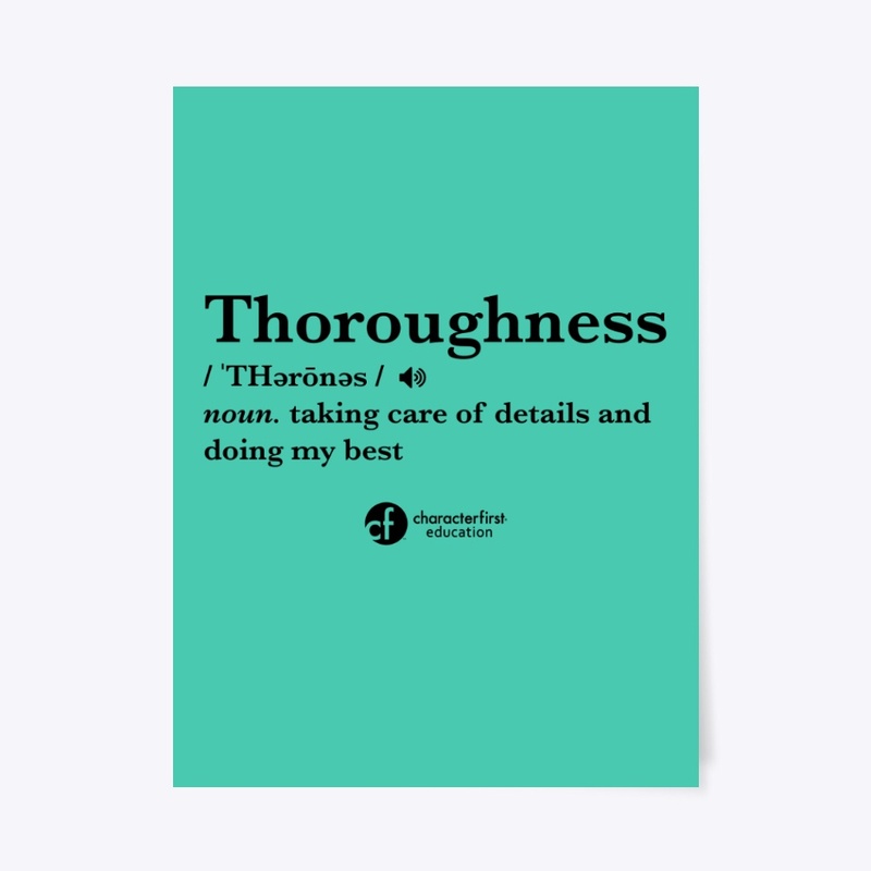 Thoroughness Definition