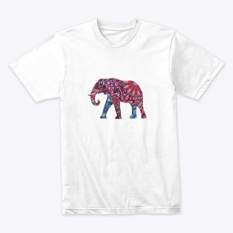 Pink Colorful Elephant  Design Products