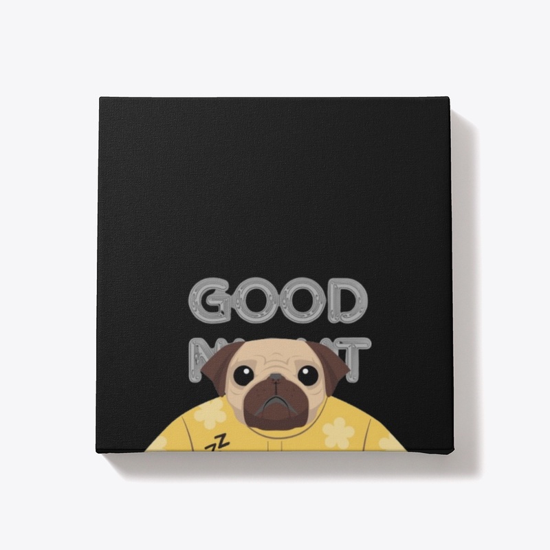 good night pug 🐕‍🦺