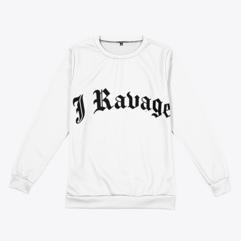 J Ravage Name Text Black