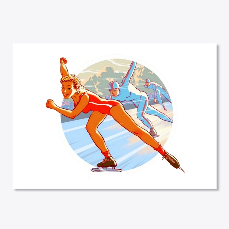 Soviet Sports Speed Skating
