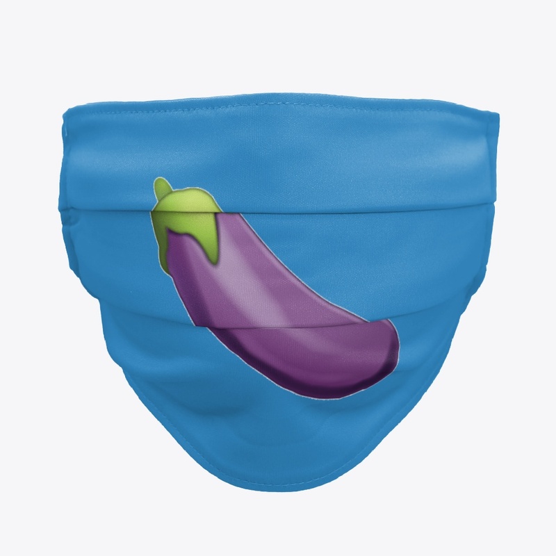 Face mask - Eggplant Emoji