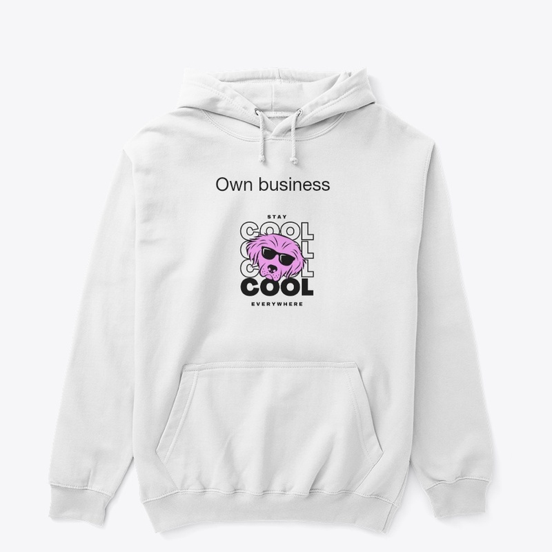 Own Business Red T-Shirt with Unique Gr.