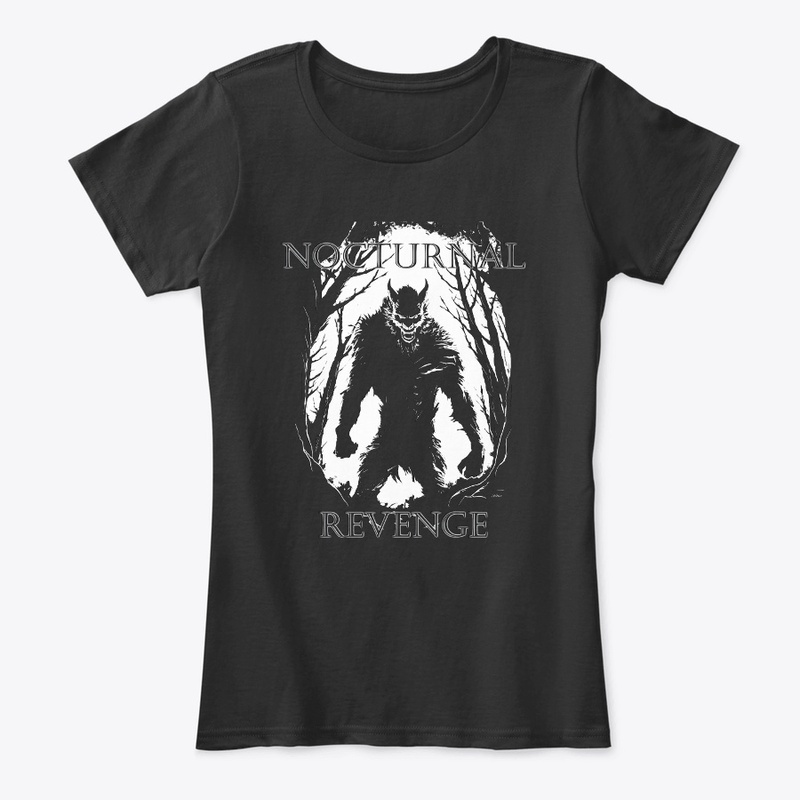 Nocturnal Revenge Werewolf Silhouette