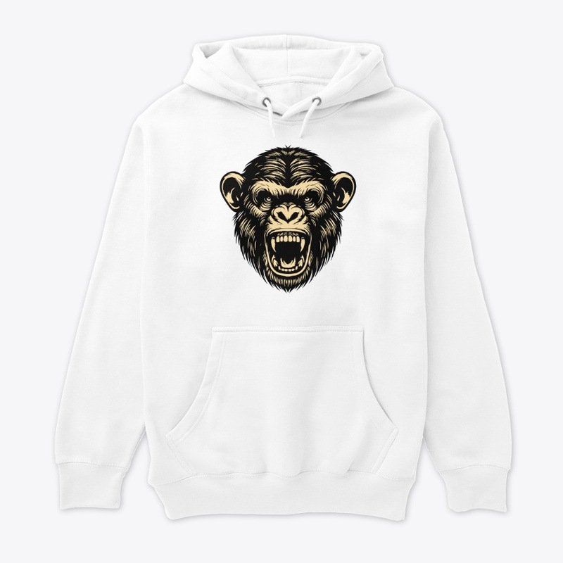 Fierce Angry Chimp Artwork