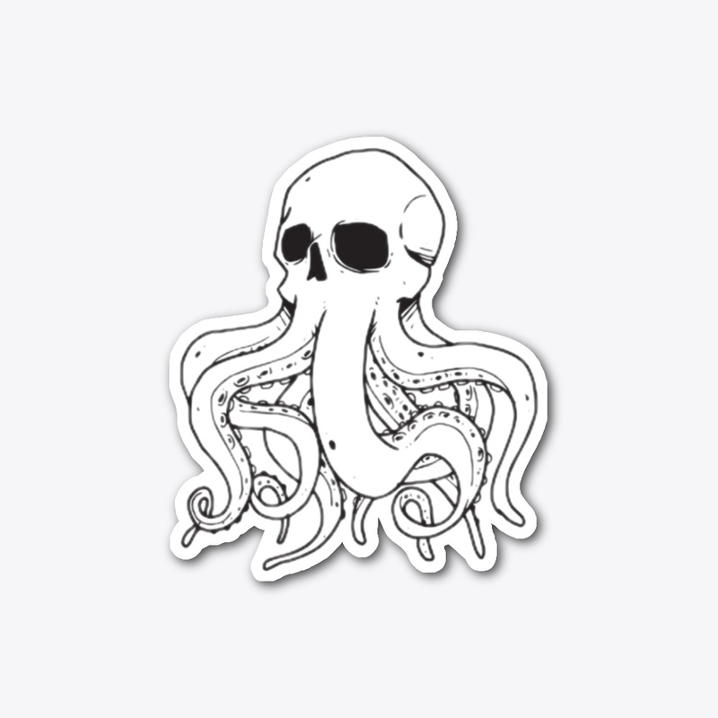 OctoSkull V2 Sticker