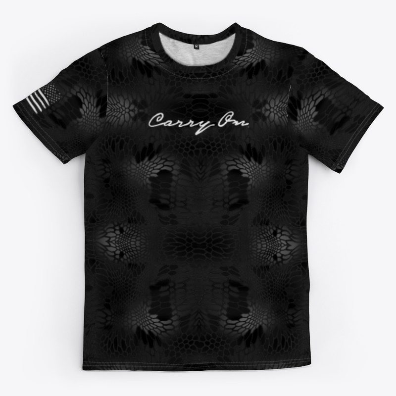 Carry On - 3% Snake Camo Black