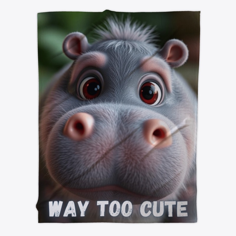 Way Too Cute - Hippo