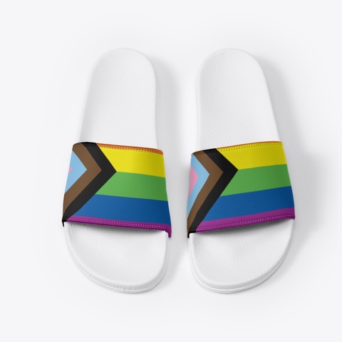 Pride Slides Deep Navy T-Shirt Front
