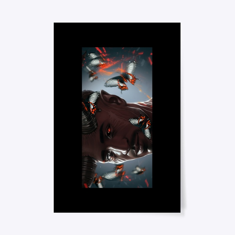 Black butterflies