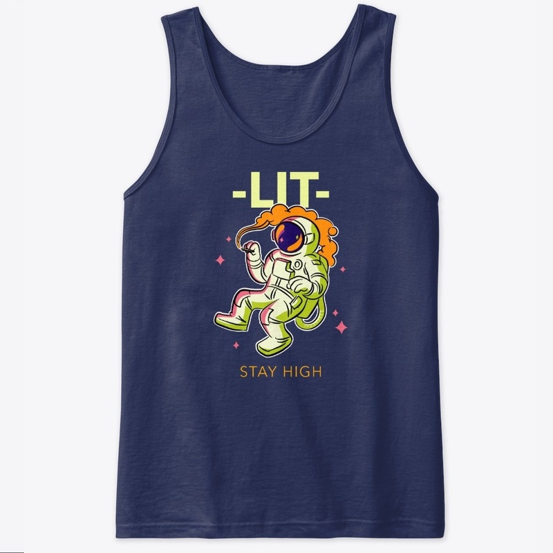Smoking astronaut signature design