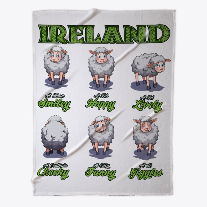 Happy Sheep Irish St Patrick Farmer Gift