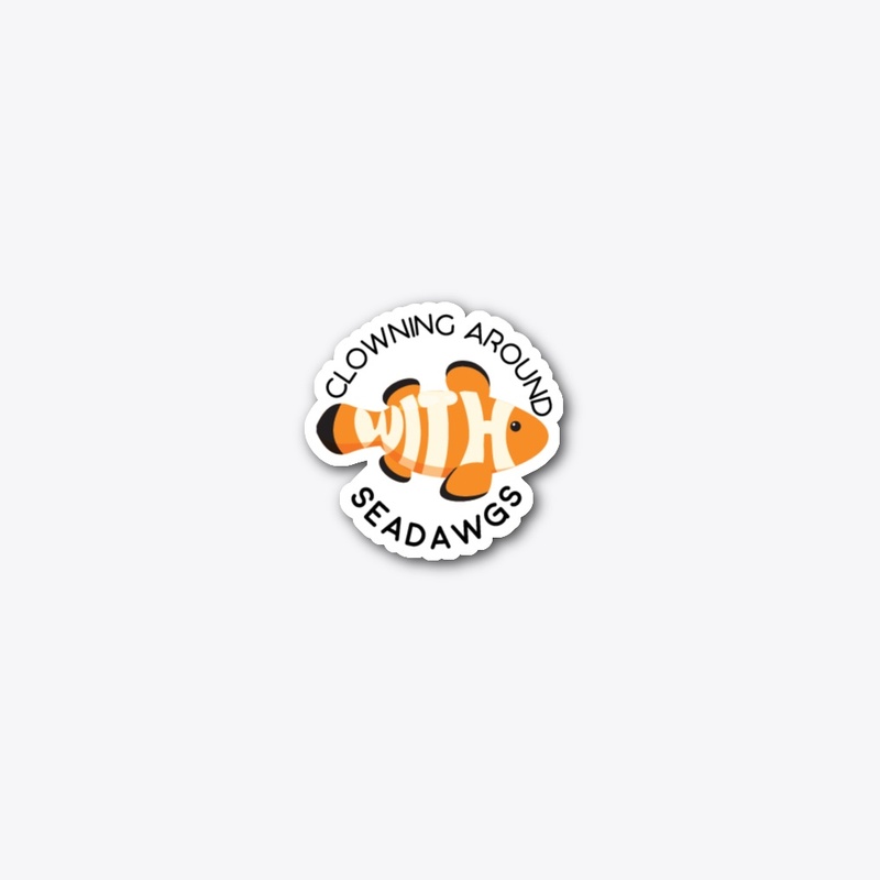 SeaDawgs Clowning Around Sticker