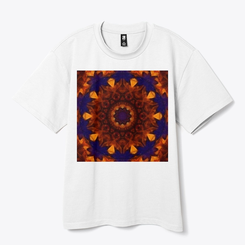 Blue Orange Kaleidoscsope