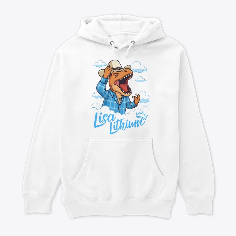 Screaming Dino Premium Hoodie