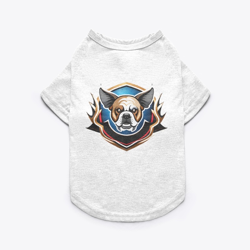 Bulldog tshirt and hoodie