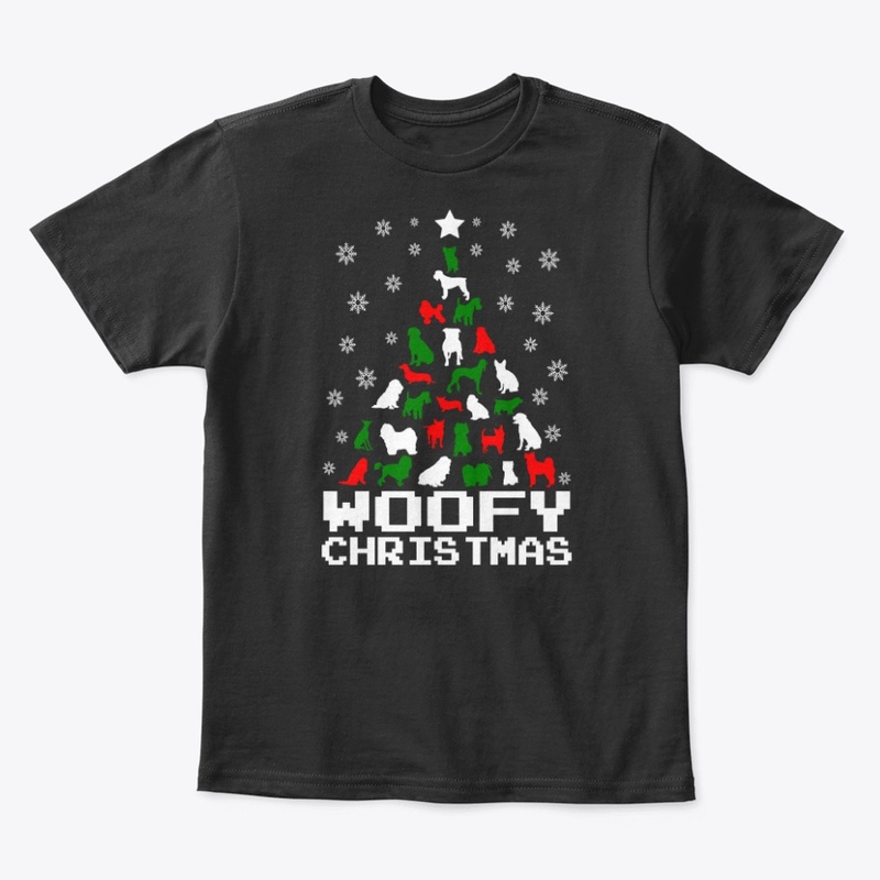 Woofy Christmas Dog Tree Slim Fit 