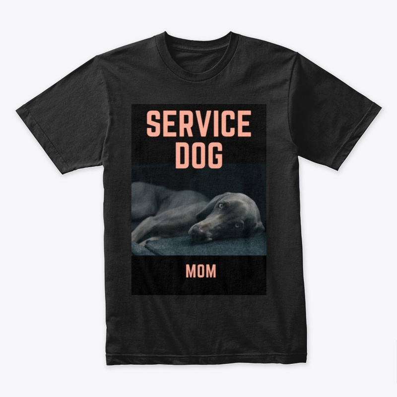 Lab service dog mom