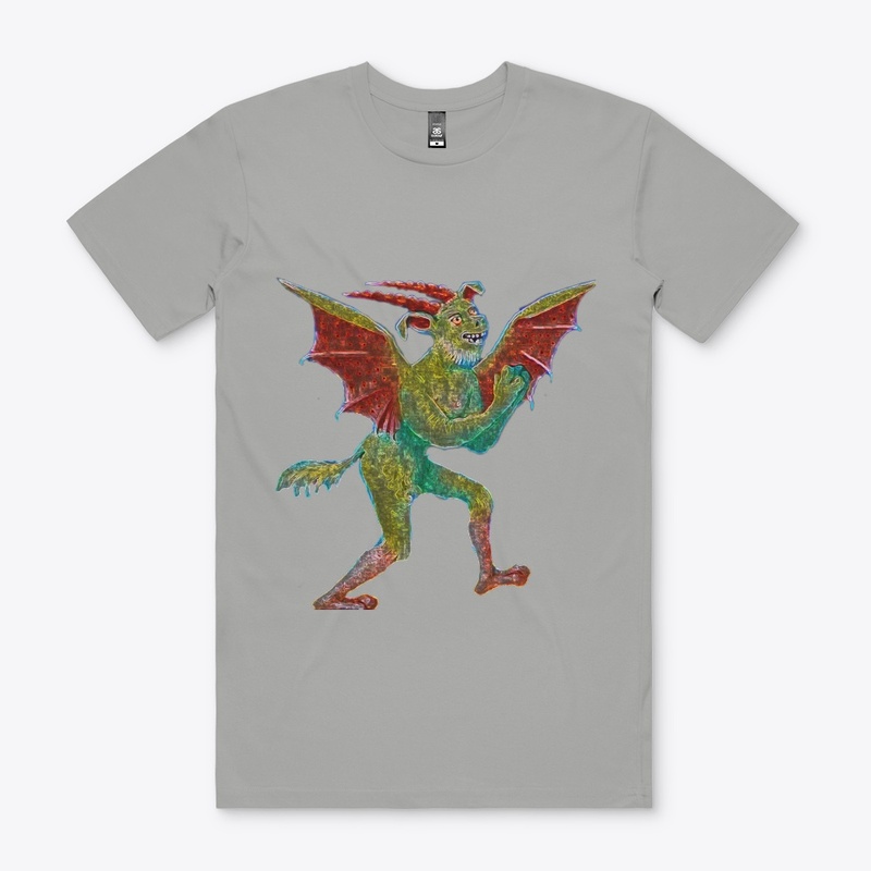 Diavolo Demone medievale verde