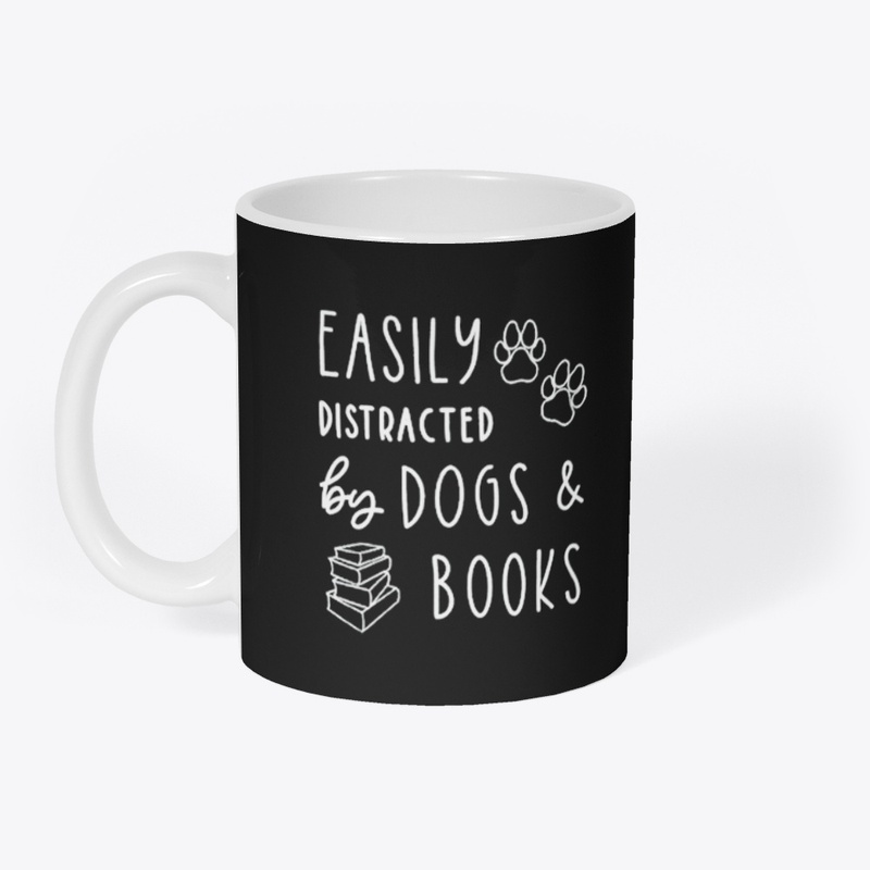 hooded dogs and books