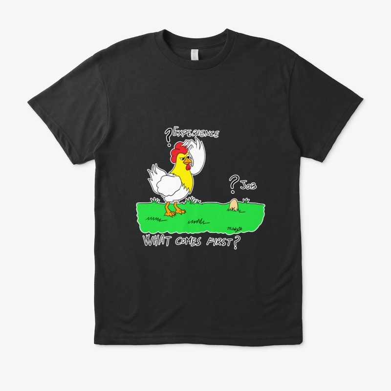 T-Shirt Eternal question (ENG) W/B