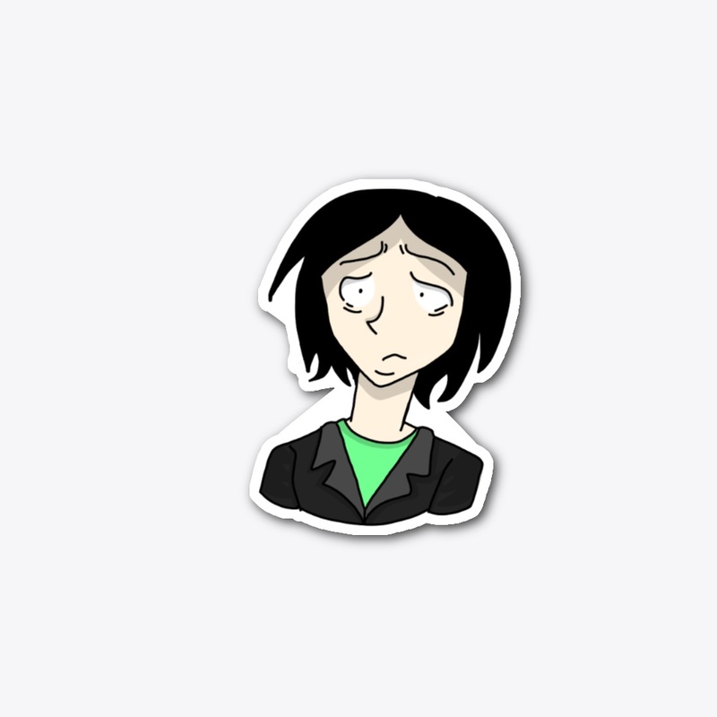 Unnamed Announcer Shocked Sticker