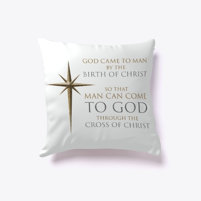 Christmas Christian Star: Birth & Cross