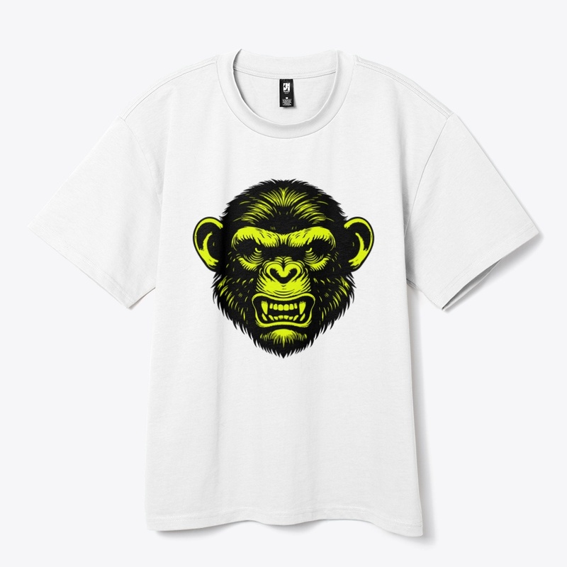 Wild Chimpanzee Head Design