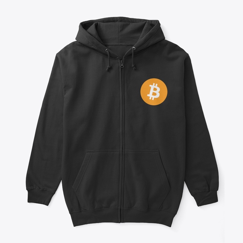 Bitcoin Unisex Zip Hoodie