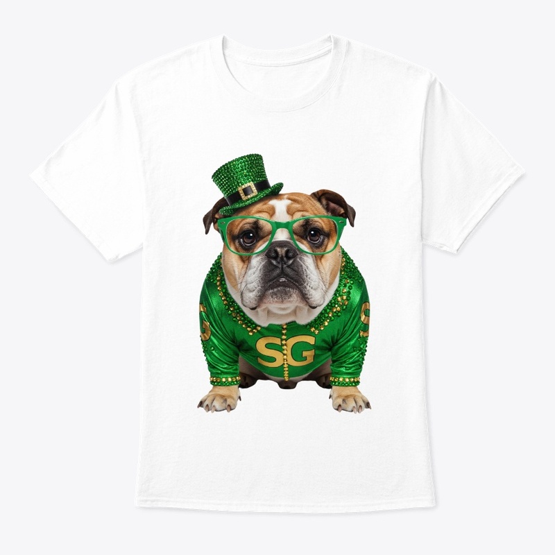 Funny St. Patrick's Bulldog